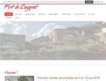 Tablet Screenshot of fort-de-cuguret.com
